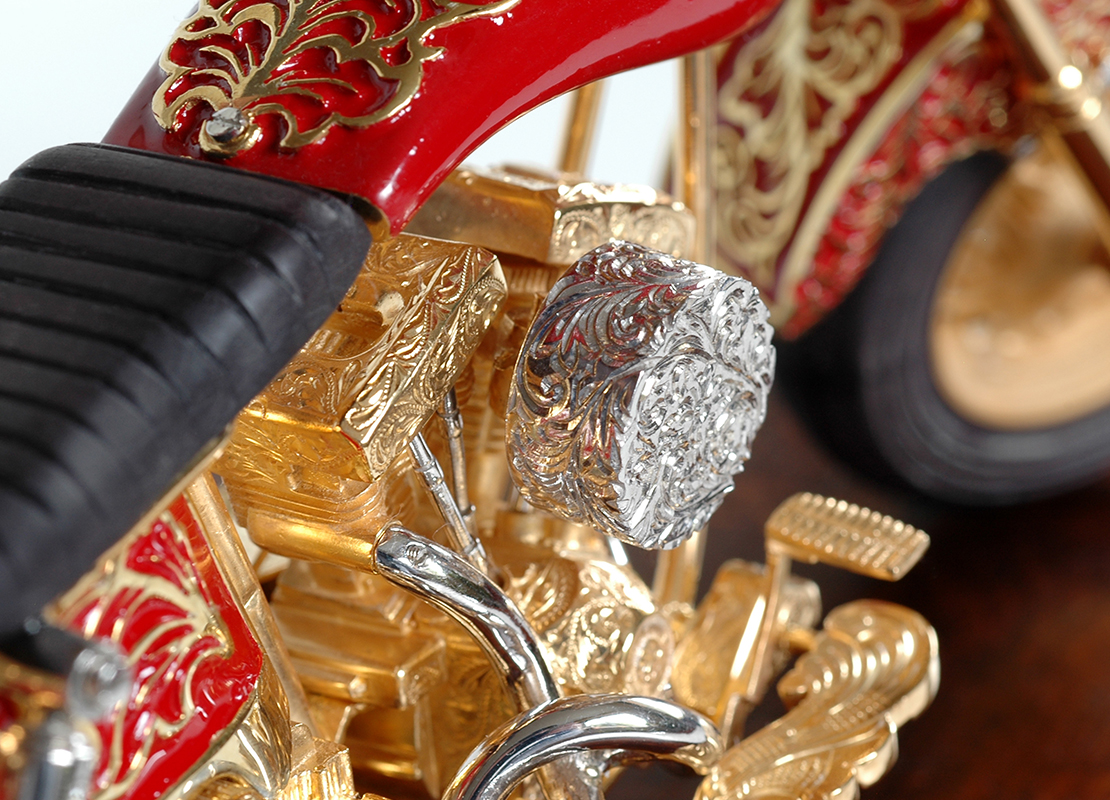 Oszvald Nándor-Barokk Harley Davidson